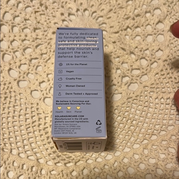 White and Blue Suncare Skincare - Picture 2 of 4